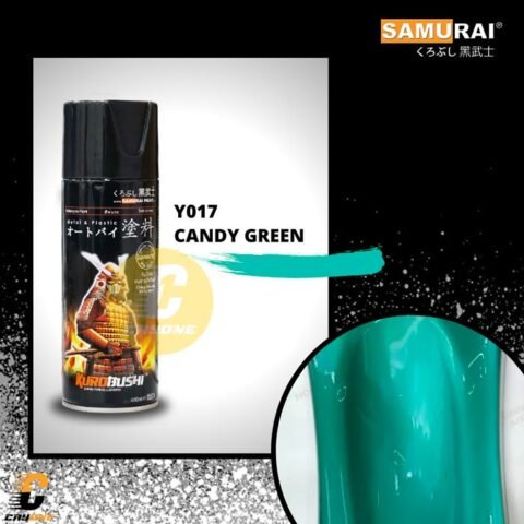 Samurai Paint Cat Semprot Motorcycle Yamaha Y017 Candy Green 400 mL