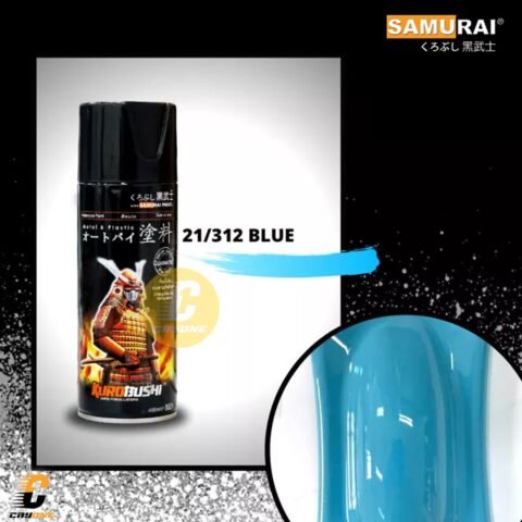 Samurai Paint Cat Semprot Warna Standar 312 Blue (Biru Langit) 400 mL