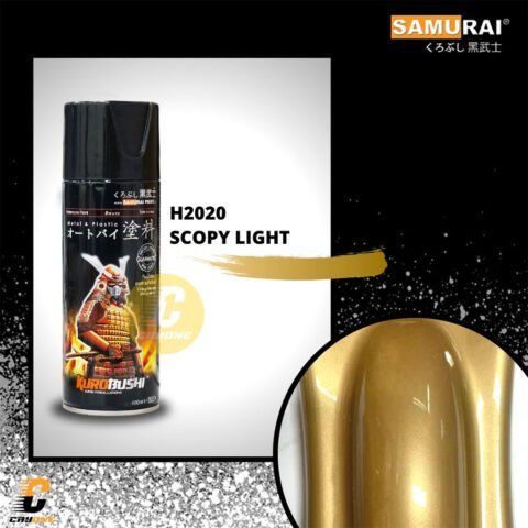 Samurai Paint Cat Semprot Metallic Honda H2020 Scopy Light 400 mL