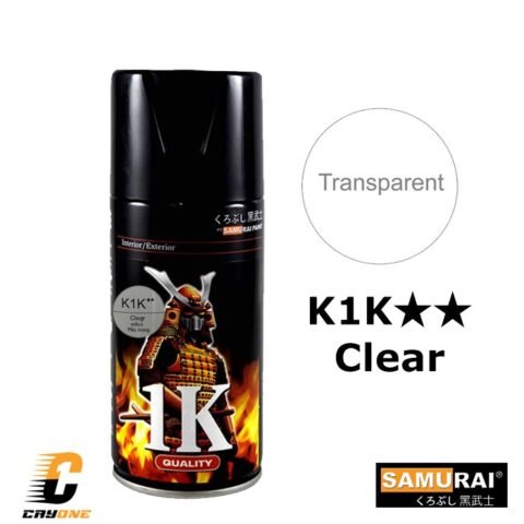 Samurai Paint Top Coat Clear Pernis Glossy K1K (1K Coat) 300 mL