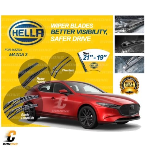 HELLA Wiper Premium Quality MAZDA 3 1 Set 21 - 19 inch