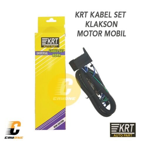 KRT Cable Set Horn (tanpa Relay) - Kabel Klakson Motor Mobil Universal