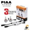 PIAA Bohlam Lampu LEH132E H8 H9 H11 H16 LED Hyper Arros Bulb Kit 4000K