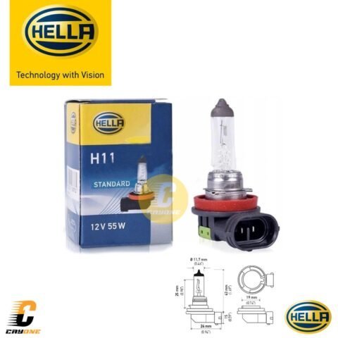 HELLA Bohlam Lampu Halogen Mobil H11 12V 55W