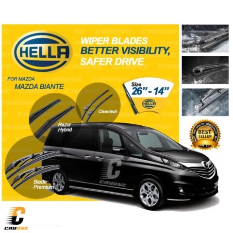 HELLA Wiper Premium Quality MAZDA BIANTE 1 Set 26 - 14 inch