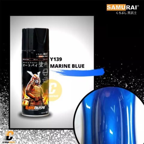 Samurai Paint Cat Semprot Motorcycle Yamaha Y139 Marine Blue 400 mL