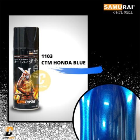 Samurai Paint Cat Semprot Metallic 1103 Honda Blue 400 mL