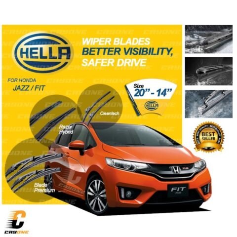 HELLA Wiper Premium Quality HONDA JAZZ FIT 1 Set 20 - 14 inch