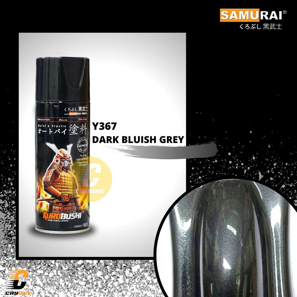 Samurai Paint Cat Semprot Yamaha Y367 Dark Bluish Grey 400 mL