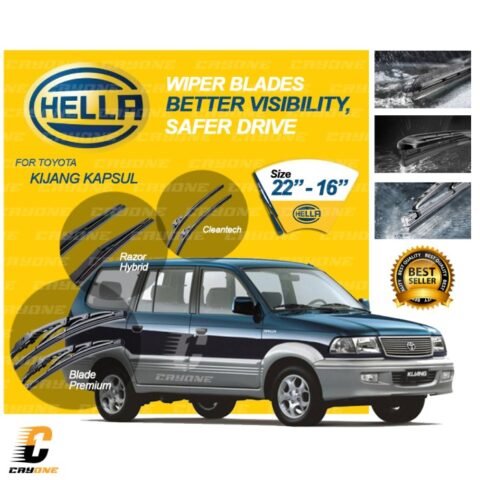 HELLA Wiper Premium Quality TOYOTA KIJANG KAPSUL 1 Set 22 - 16 inch