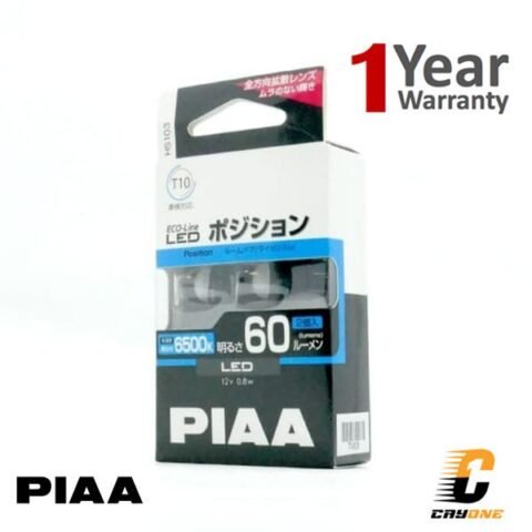 PIAA Bohlam Lampu Senja HS103 T10 LED ECOLINE 12V 0.8W 6500K 60 Lumens