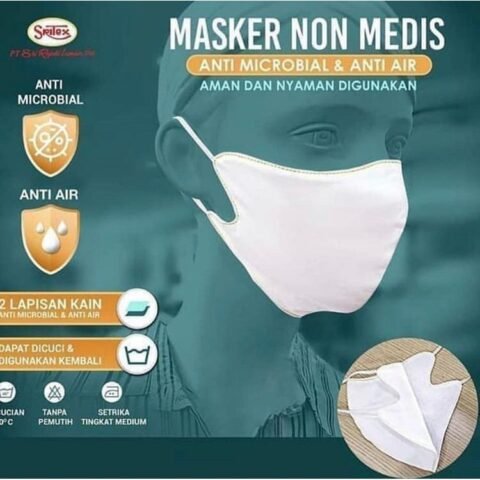 SRITEX Masker Non Medis - Anti Microbial dan Anti Air