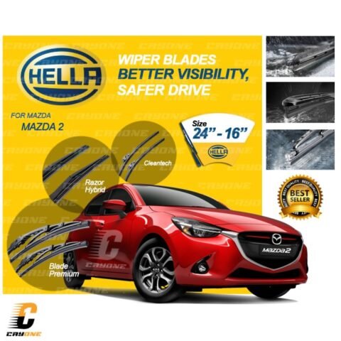 HELLA Wiper Premium Quality MAZDA 2 1 Set 24 - 16 inch
