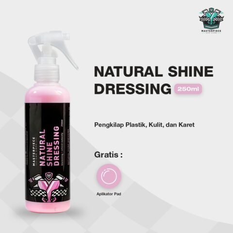 [PAKET] Masterpiece Natural Shine Dressing - Pengkilap Ban & Dashboard
