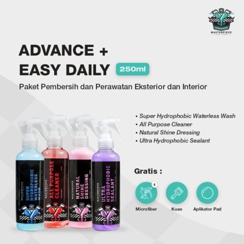 Advance+ Easy Daily Routine Kit | Paket Pembersih Jok Plafon Cat Kaca