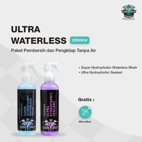 Masterpiece Ultra Waterless Duo Combo - Paket Pembersih Pengkilap Body