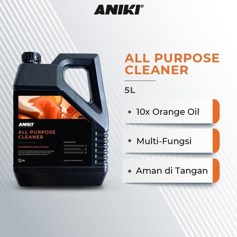 ANIKI All Purpose Cleaner 5L - Pembersih Interior Jok dan Plafon Mobil