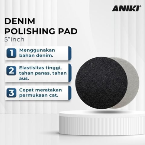 ANIKI 5" inch Denim Polishing Pad - Busa Poles Kulit Jeruk (Orange Peel)
