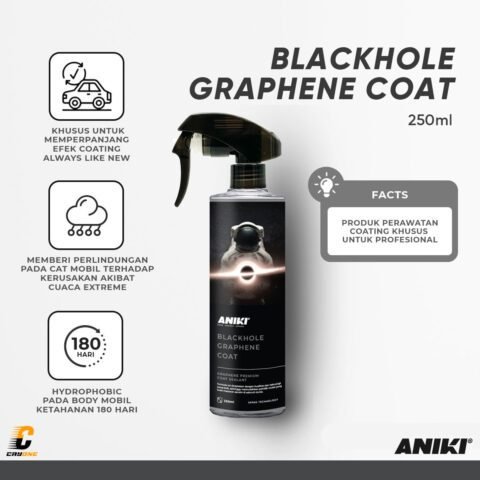 ANIKI Blackhole Graphene Premium Coat 250 mL - Pengkilap Cat Mobil