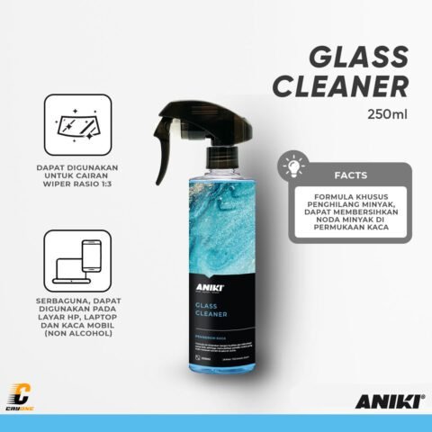 ANIKI Glass Cleaner 250 mL - Pembersih Kaca Anti Jamur Bebas Amonia