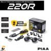 PIAA 220R Dual Color Beam Compact LED Driving Lamp 6000K / 2500K - Lampu Tembak Sorot Motor Mobil