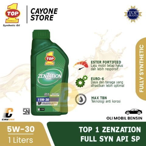 TOP 1 TOP1 Oli Mobil SMO ZENZATION Full Synthetic SAE 5W-30 API SP 1 L