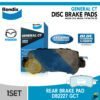 BENDIX Brake Pad Kampas Rem Belakang MAZDA 2 SKYACTIV CX-5 CX5 GCT DB2227