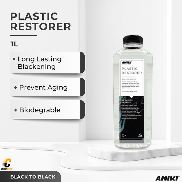 ANIKI Plastic Restorer 1 L - Semir Penghitam Plastik