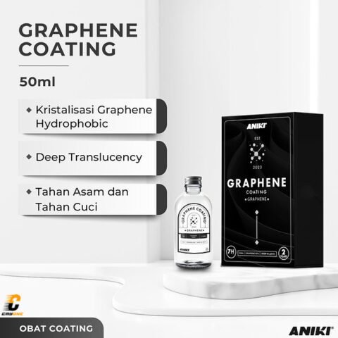 ANIKI Graphene Coating 50 mL - Proteksi Pengkilap Bodi Mobil Hydrophobic