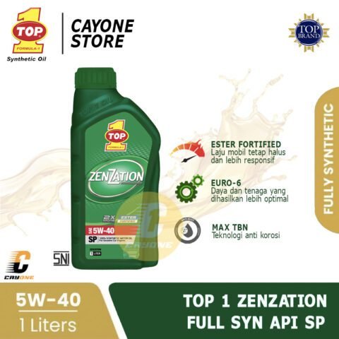 TOP 1 TOP1 Oli Mobil SMO ZENZATION Full Synthetic SAE 5W-40 API SP 1 L