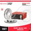 BREMBO Prime Brake Disc Kampas Rem depan HONDA JAZZ GD NEW CITY 1.5 09 9554 10 / 09.9554.10