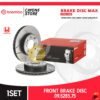 BREMBO Max Brake Disc Kampas Rem depan HONDA BRIO CIVIC GENIO ESTILO EG8 EH9 09 5285 75 / 09.5285.75