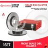 BREMBO Prime Brake Disc Kampas Rem depan TOYOTA YARIS VIOS GEN2 GEN3 09 A535 11 / 09.A535.11