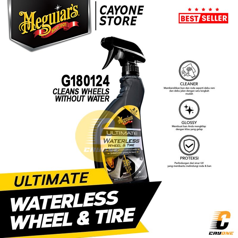MEGUIARS Meguiar's Ultimate Waterless Wheel & Tire 709 ml - Pembersih Ban dan Velg