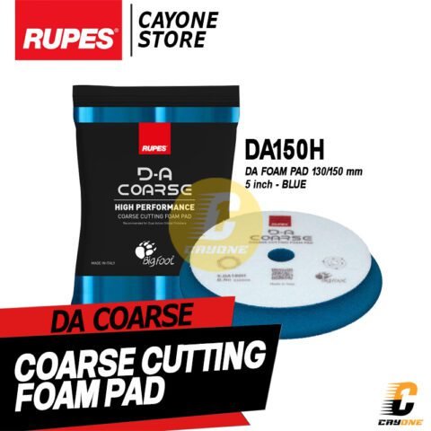 RUPES 5" inch Da Coarse Cutting Foam Pad DA150H 130/150 mm - Busa Mesin Poles Dual Action