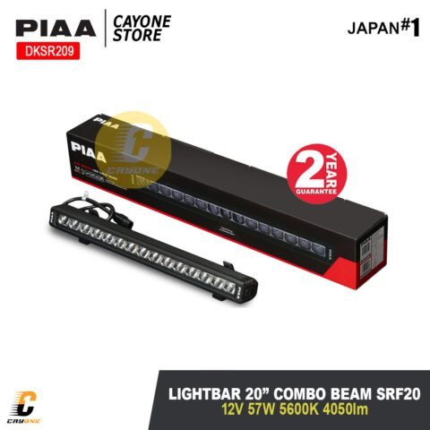 PIAA SRF20 20" LED Lightbar Combo (Driving / Spot) Beam Kit 5600K 12V 57W 4050lm