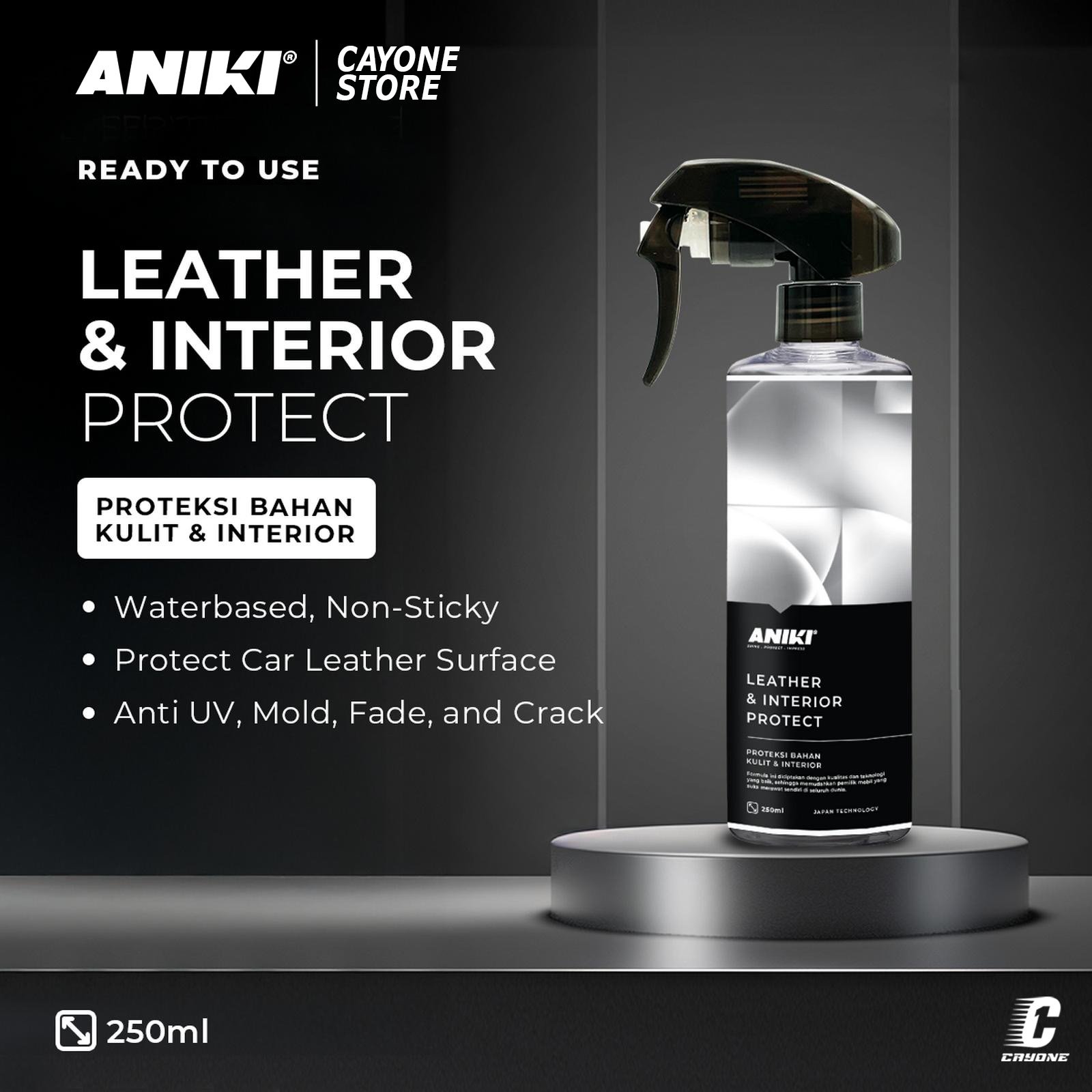 ANIKI Leather & Interior Protect 250 mL - Perawatan Proteksi Jok Kulit Interior Mobil