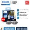 PHILIPS Bohlam Lampu Ultinon Essential Gen3 Pro3021 HL LED HB3 HB4 12V 24V 20W 6000K 1800lm