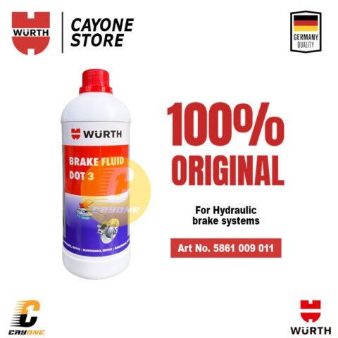 WURTH Brake Fluid DOT 3 1 L - Cairan Minyak Rem DOT3