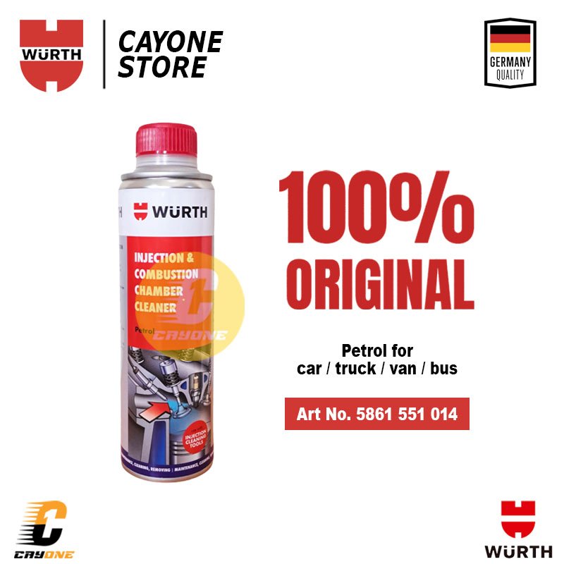 Wurth Injection & Combustion Chamber Cleaner Petrol 300 ml - Pembersih Ruang Bakar Mobil