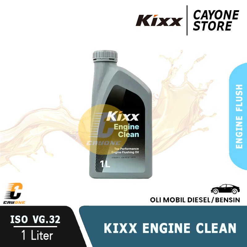KIXX Engine Clean 1 L - Pembersih Mesin Mobil Motor Bensin dan Solar