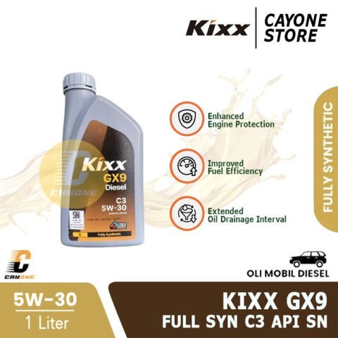 KIXX GX9 Oli Mobil Full Synthetic Diesel 5W-30 ACEA C3 API SN 1 L