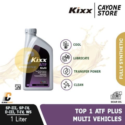 KIXX Oli Transmisi Matik ATF MULTI VEHICLE (MV) PLUS D3 T4 WS SP3 SP4 1 L