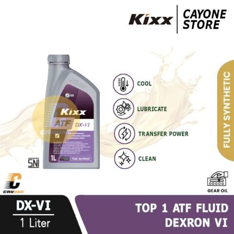 KIXX Oli Transmisi Matik ATF Fluid Dexron VI D6 1 L