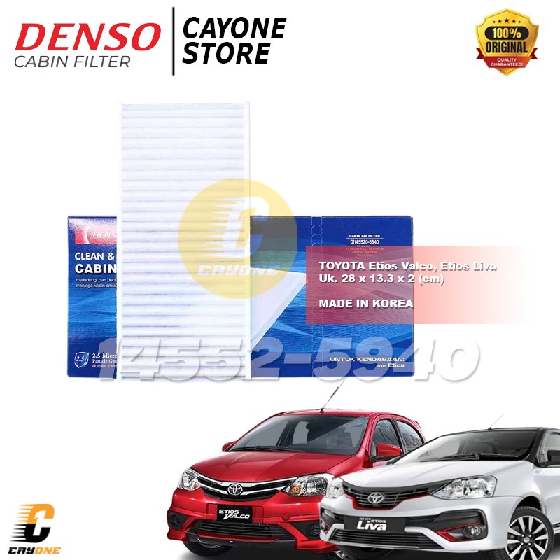 DENSO Filter Udara Cabin AC Toyota ETIOS VALCO LIVA 145520-5940
