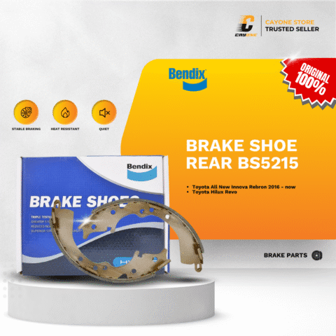 BENDIX Brake Shoes Kampas Rem Belakang TOYOTA INNOVA REBORN HILUX REVO BS5215