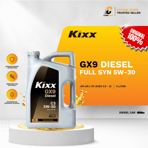 KIXX GX9 Oli Mobil Full Synthetic Diesel 5W-30 ACEA C3 API SN 5 L