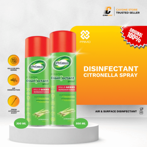 PRIMO Disinfectant Spray Citronella - Disinfektan Sereh Basmi Bakteri Kuman dan Bau