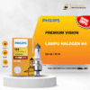 PHILIPS Bohlam Lampu Halogen Mobil H4 P43T 12V 60/55W